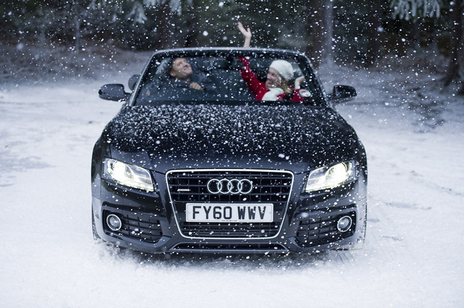 Audi Advert with Artificial Snow from FX Live