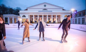 Glice Eco Ice Rink at Grand Hotel Heiligendamm, Host of the G8 Summit in Germany. Glice UK Suppliers.