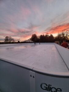 Glice eco-friendly ice rinks for hire from FX Live Gloucestershire UK